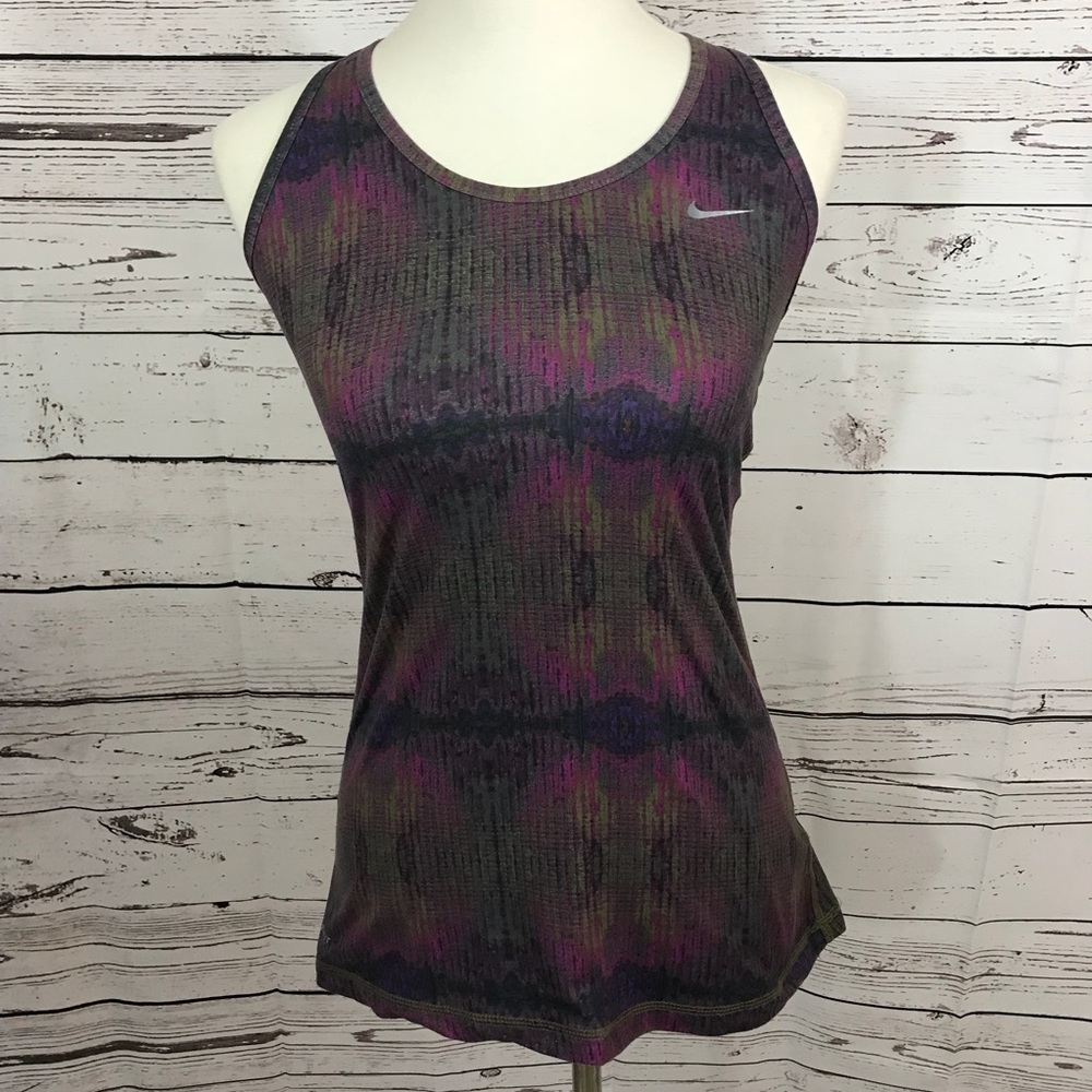 Nike Dry Fit Multicolor Racerback Tank - Picture 2 of 7